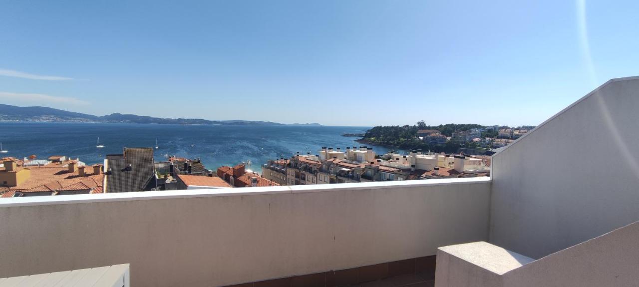 Ferienwohnung Atico Con Amplia Terraza Y Espectaculares Vistas Sanxenxo Exterior foto