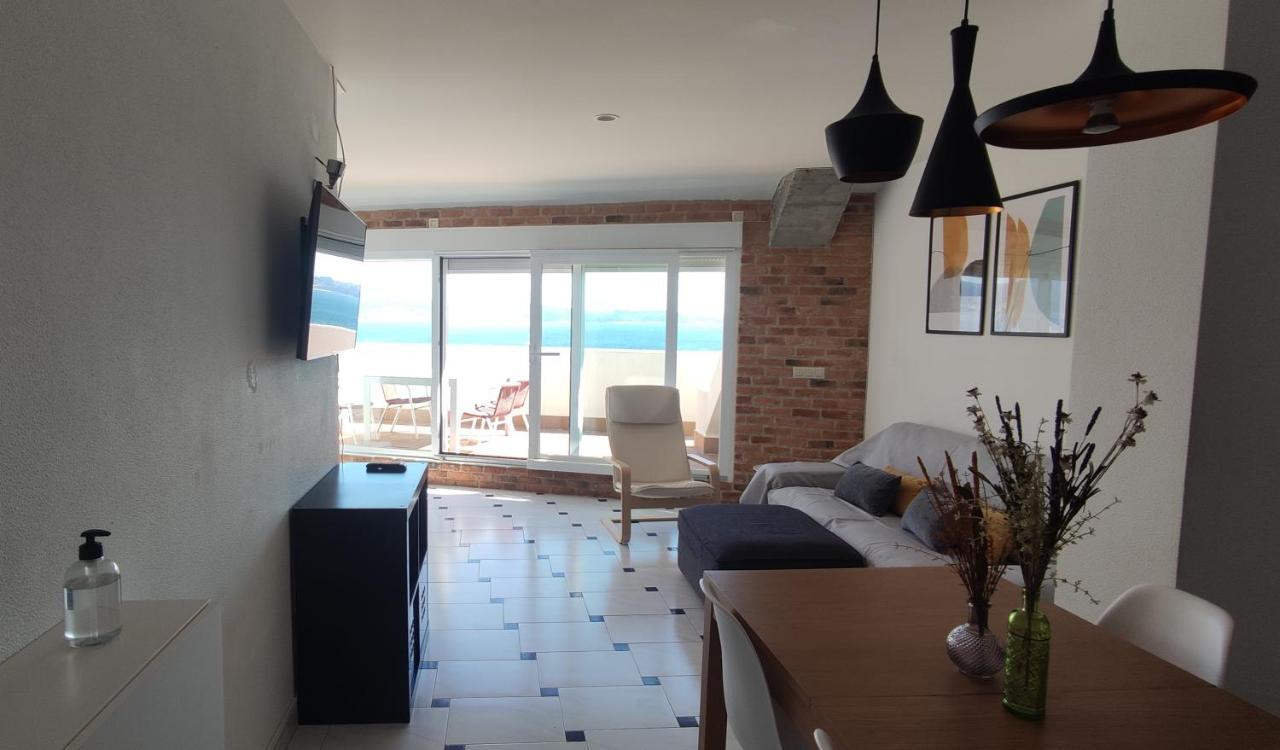 Ferienwohnung Atico Con Amplia Terraza Y Espectaculares Vistas Sanxenxo Exterior foto
